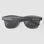 COOL! 😎Personalized Black Sunglasses  サングラス (裏面)