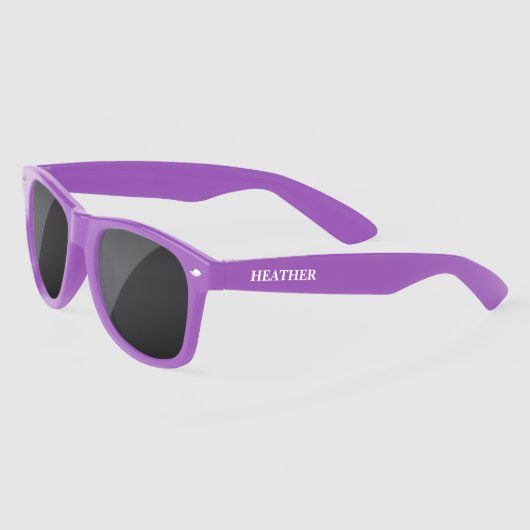 COOL! 😎Personalized Purple Sunglasses  サングラス (左)