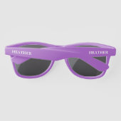 COOL! 😎Personalized Purple Sunglasses  サングラス (裏面)