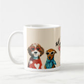 Cool Pet Dog graphic mug コーヒーマグカップ (左)