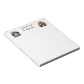 Cool Pets Personalized Veterinarian Notepad ノートパッド (アングル)