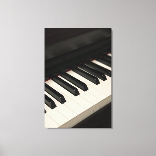 Cool Piano Design キャンバスプリント (正面)