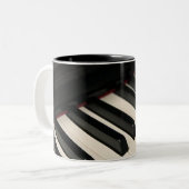 Cool Piano Design ツートーンマグカップ (正面左)