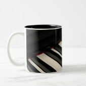 Cool Piano Design ツートーンマグカップ (左)