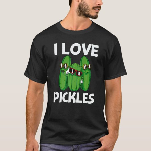 Cool Pickle For Men Women Pickle Food Cucumber     Tシャツ (正面)