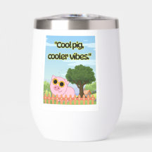 Cool Pig Cooler Vibes Cute Graphic Collection