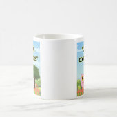 Cool Pig Cooler Vibes Cute Graphic Collection コーヒーマグカップ (中央)