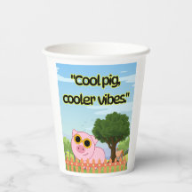 Cool Pig Cooler Vibes Cute Graphic Collection