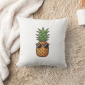 Cool Pineapple with Sunglasses クッション (ブランケット)