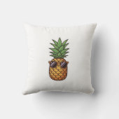 Cool Pineapple with Sunglasses クッション (裏面)