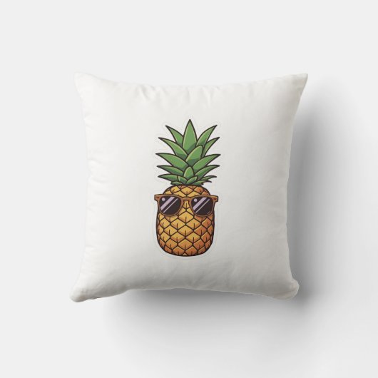 Cool Pineapple with Sunglasses クッション (裏面)
