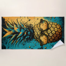 Cool Pineapple with Sunglasses – Summer Pop Art