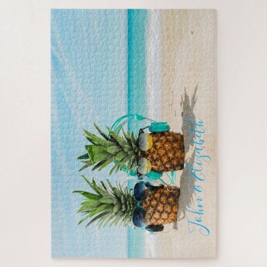 Cool Pineapples Beach ジグソーパズル (縦)