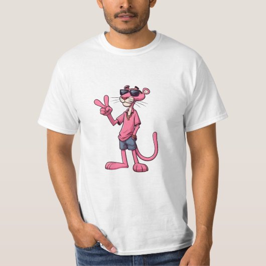 Cool Pink Panther Tシャツ (正面)