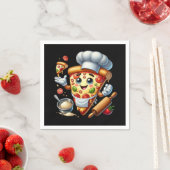 Cool Pizza lovers party  スタンダードカクテルナプキン (インサイチュ)
