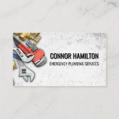 Cool Plumbing Tools Illustration 名刺 (裏面)