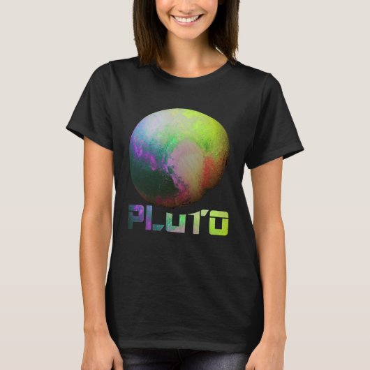 Cool Pluto Dwarf Planet Kuiper Belt Astronomy Tシャツ (正面)