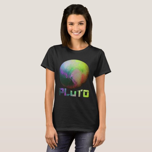 Cool Pluto Dwarf Planet Kuiper Belt Astronomy Tシャツ (正面フル)