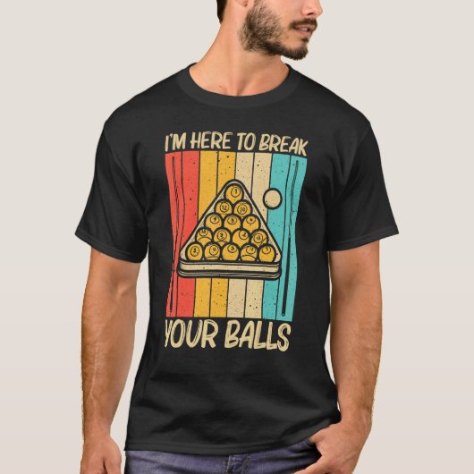 Cool Pool For Men Women Snooker Billiards 8 Ball P Tシャツ (正面)
