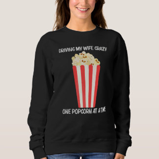 Cool Popcorn For Men Dad Sweet Buttery Salty Snack スウェットシャツ