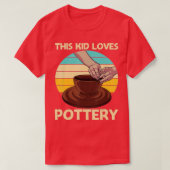 Cool Pottery Design For Kids Boys Pottery Ceramic  Tシャツ (デザイン正面)