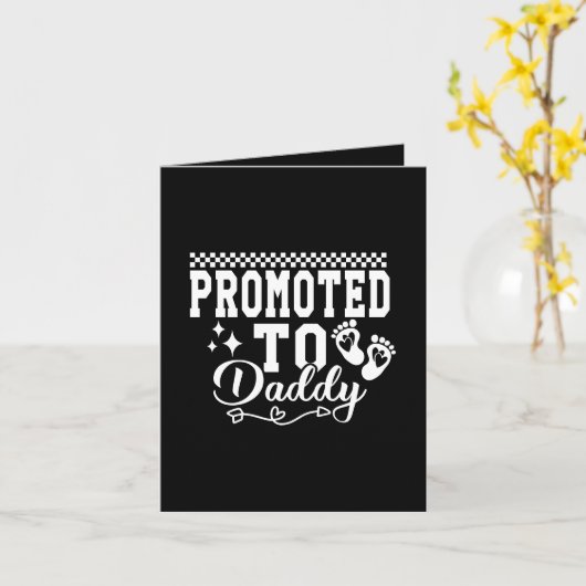 Cool promoted Daddy word art add text  カード (黄色い花)