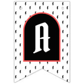 Cool Punk Rockstar Birthday バンティングフラッグ (第3の旗)