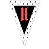 Cool Punk Rockstar Birthday Bunting Flags バンティングフラッグ (第2の旗)