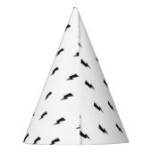 Cool Punk Rockstar First Birthday パーティーハット (裏面)