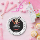 Cool Punk Rockstar First Birthday ペーパープレート (パーティー)