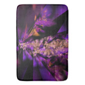 Cool purple leaves バスマット (正面縦)