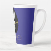 Cool Rabbit Sunglasses Funny Easter Bunny Quote  カフェラテマグ (右)