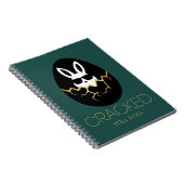 Cool Rabbit Sunglasses Funny Easter Bunny Quote  ノートブック (右側)