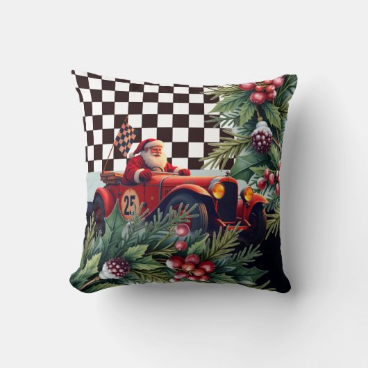 Cool Racing Santa クッション (正面)