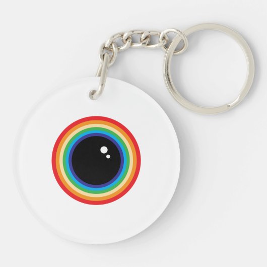Cool Rainbow Eyeball キーホルダー (裏面)