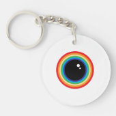 Cool Rainbow Eyeball キーホルダー (正面)