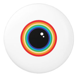 Cool Rainbow Eyeball セラミックノブ