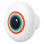 Cool Rainbow Eyeball セラミックノブ (右)