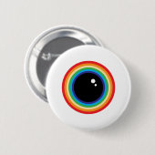 Cool Rainbow Eyeball 缶バッジ (正面&裏面)