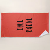 Cool Raoul ビーチタオル (正面)