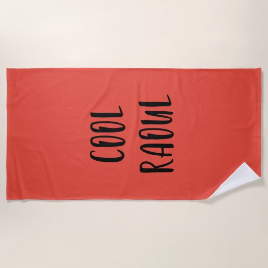 Cool Raoul ビーチタオル (正面)