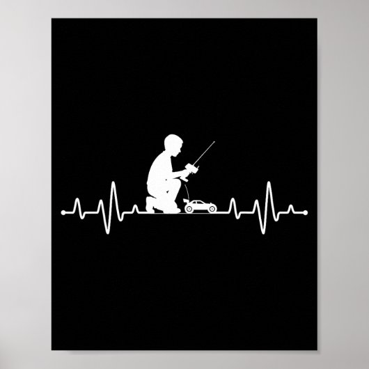 Cool Rc Racing Art For Men Women Remote Control Rc ポスター (正面)