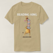 Cool Reading Art For Men Dad Bookworm Learning Boo Tシャツ (デザイン正面)