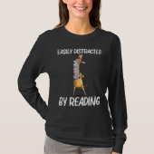 Cool Reading For Men Women Bookworm Learning Book  Tシャツ (正面)
