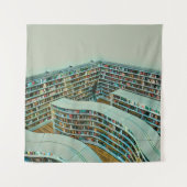 Cool reading lover gift タペストリー (正面)