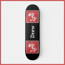 Cool Red White and Black Dragon Skateboard スケートボード