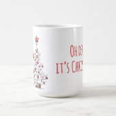 Cool Reindeer Christmas Mug – Oh Deer! コーヒーマグカップ (中央)