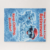 Cool retirement jigsaw puzzle for brother funny Mr ジグソーパズル (横)