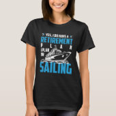 Cool RETIREMENT plan SAILING Tシャツ (正面)