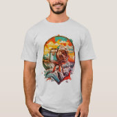 Cool Retro Camera Graphic Tシャツ (正面)
